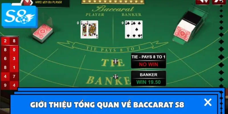 Baccarat S8 – tựa game đỉnh cao của thế giới bài bạc