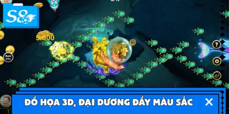 Đồ họa 3D, thế giới biển đầy màu sắc